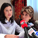 Natassia Malthe and attorney Gloria Allred (Photo: Mike Coppola/Getty Images)